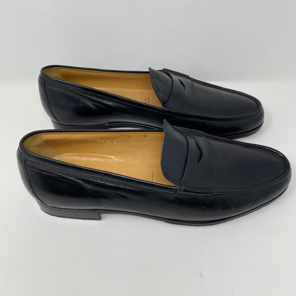 Arthur Beren Gravati Slip On Loafers Mens 11.5 N Brown Leather Handmade Italy gravati arthur beren leather slip on loafers (new) – styling  main image 3
