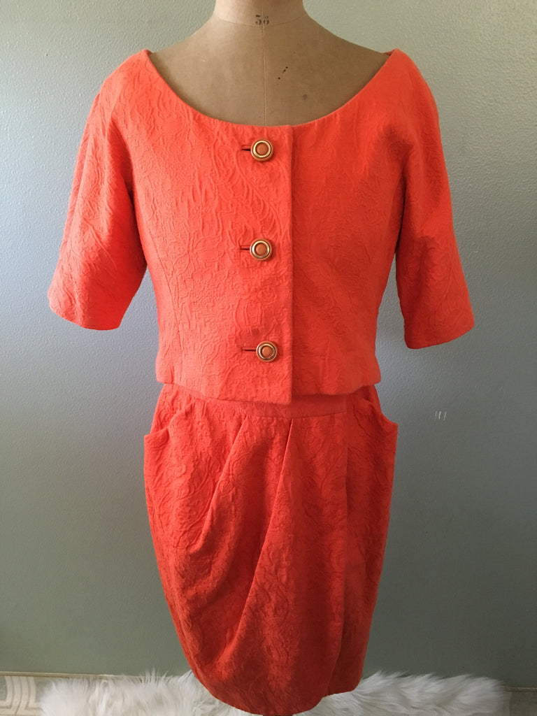 anne klein vintage 2 piece skirt set