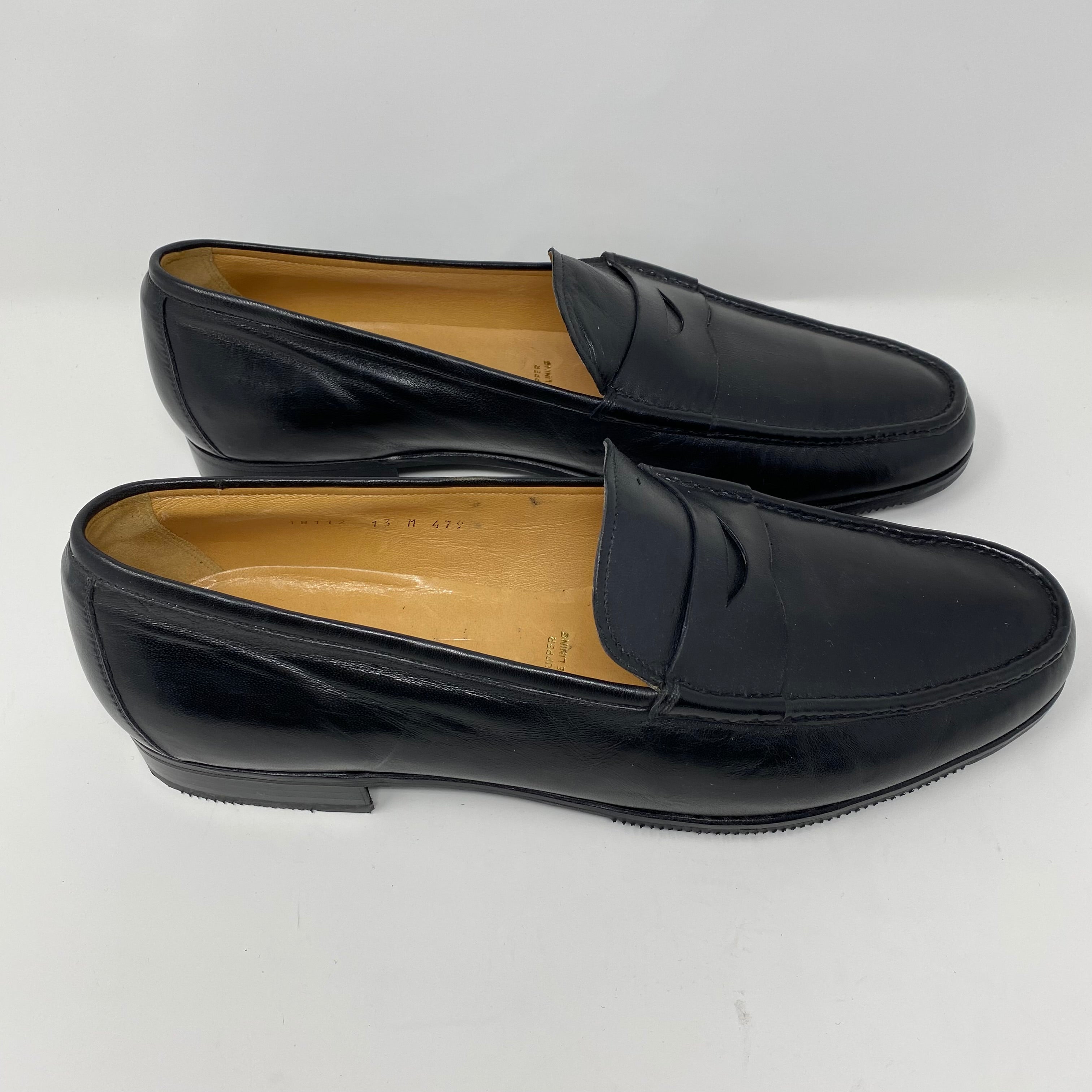 gravati arthur beren leather slip on loafers (new) – styling 