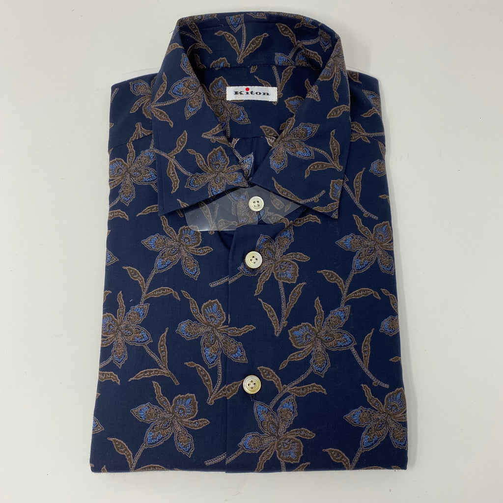 kiton paisley dress shirt (new)