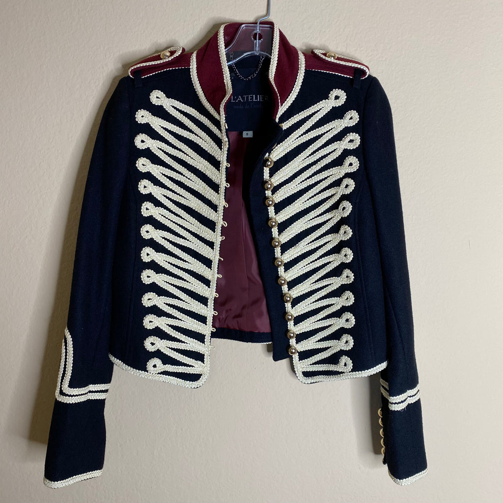 l'atelier military blazer jacket