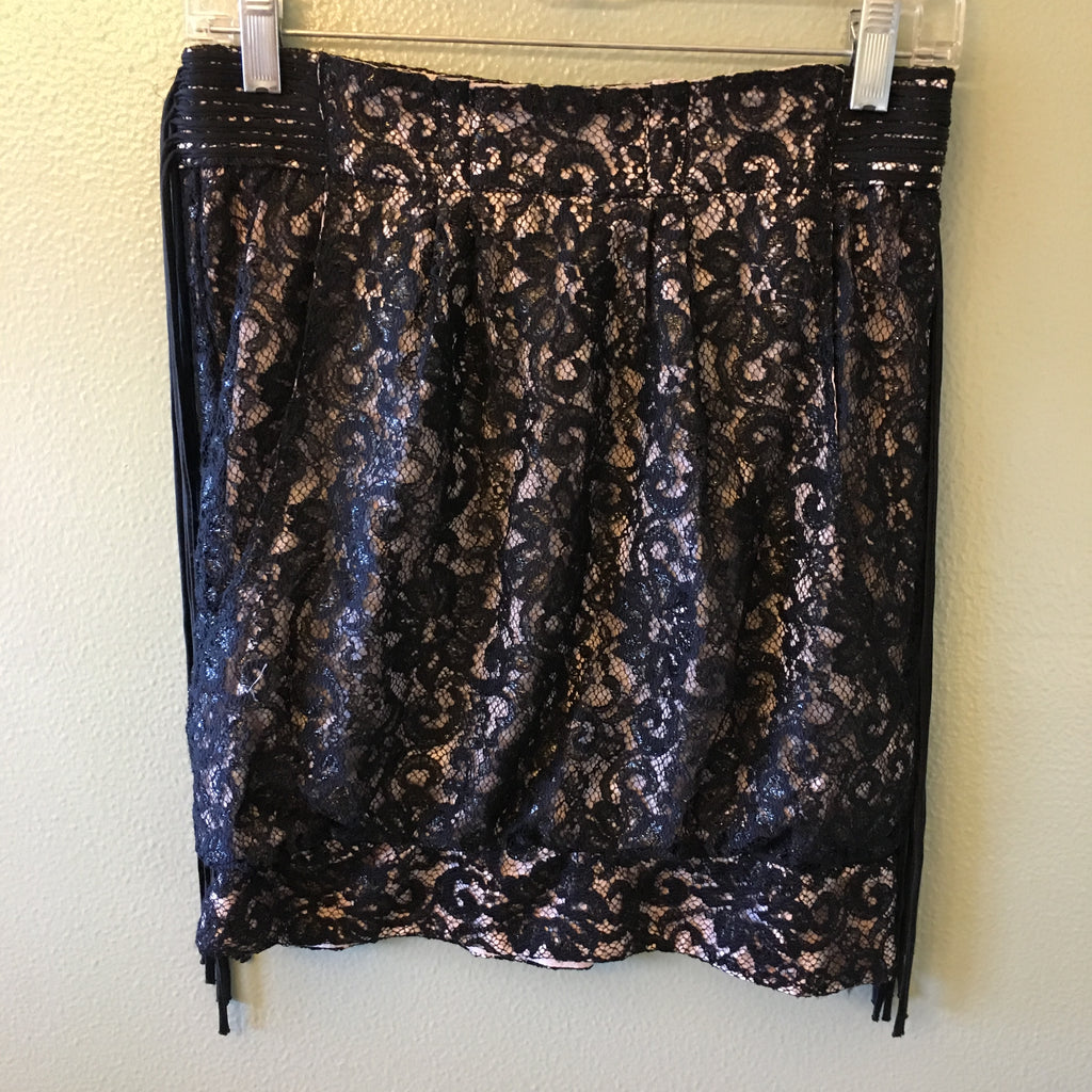 alice + olivia lace bubble skirt