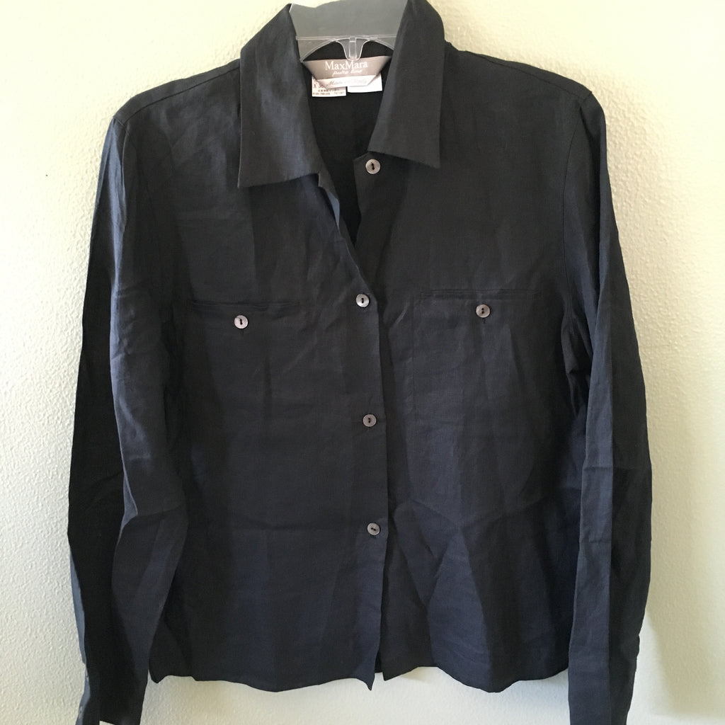 max mara button down shirt