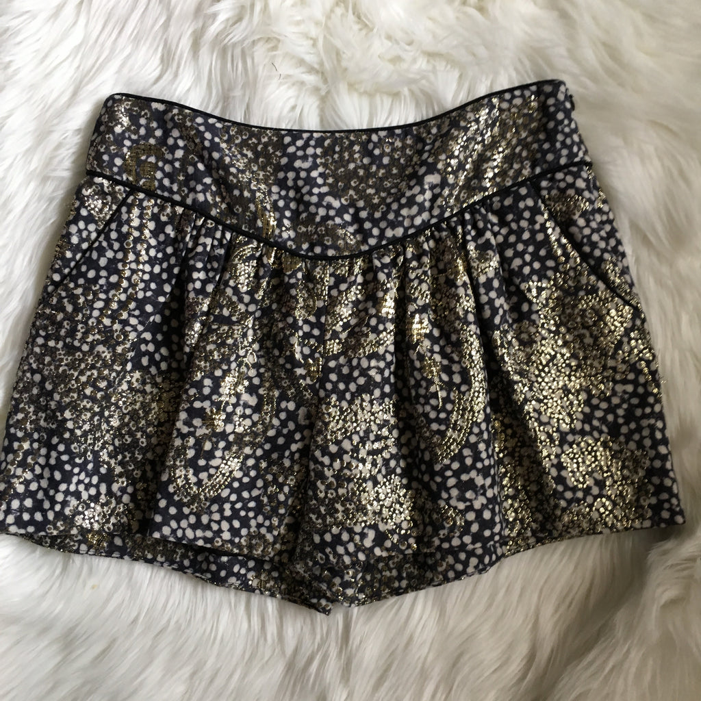 milly metallic shorts