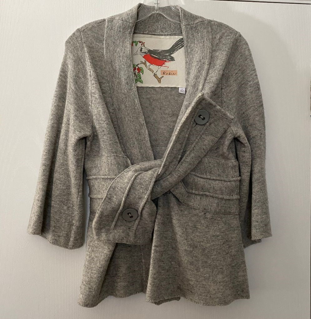 anthropologie robin origami cardigan sweater