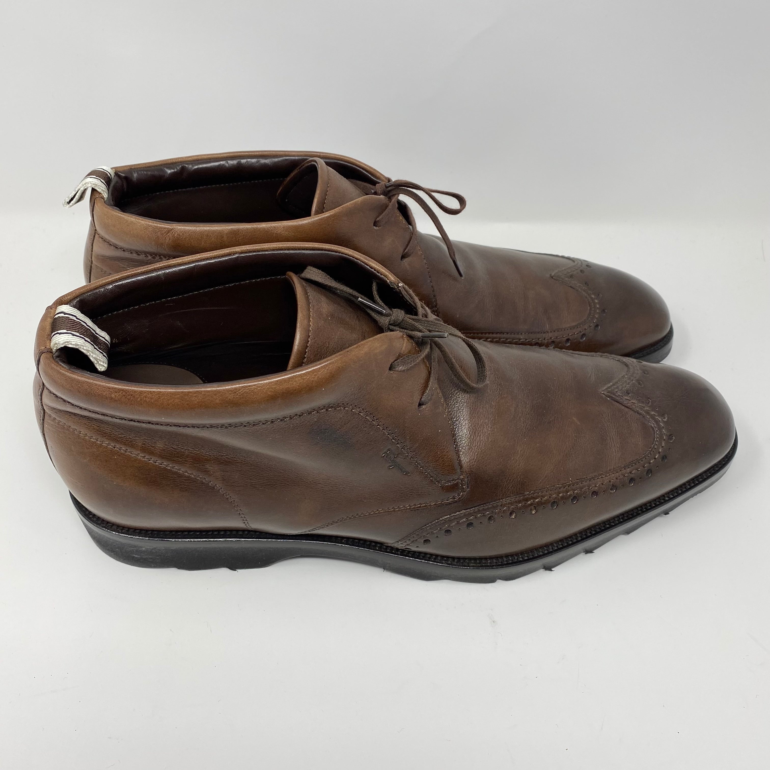 salvatore ferragamo lace-up wingtip boots – styling fabulous  display picture 1