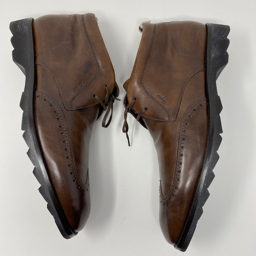 salvatore ferragamo lace-up wingtip boots – styling fabulous  display picture 3