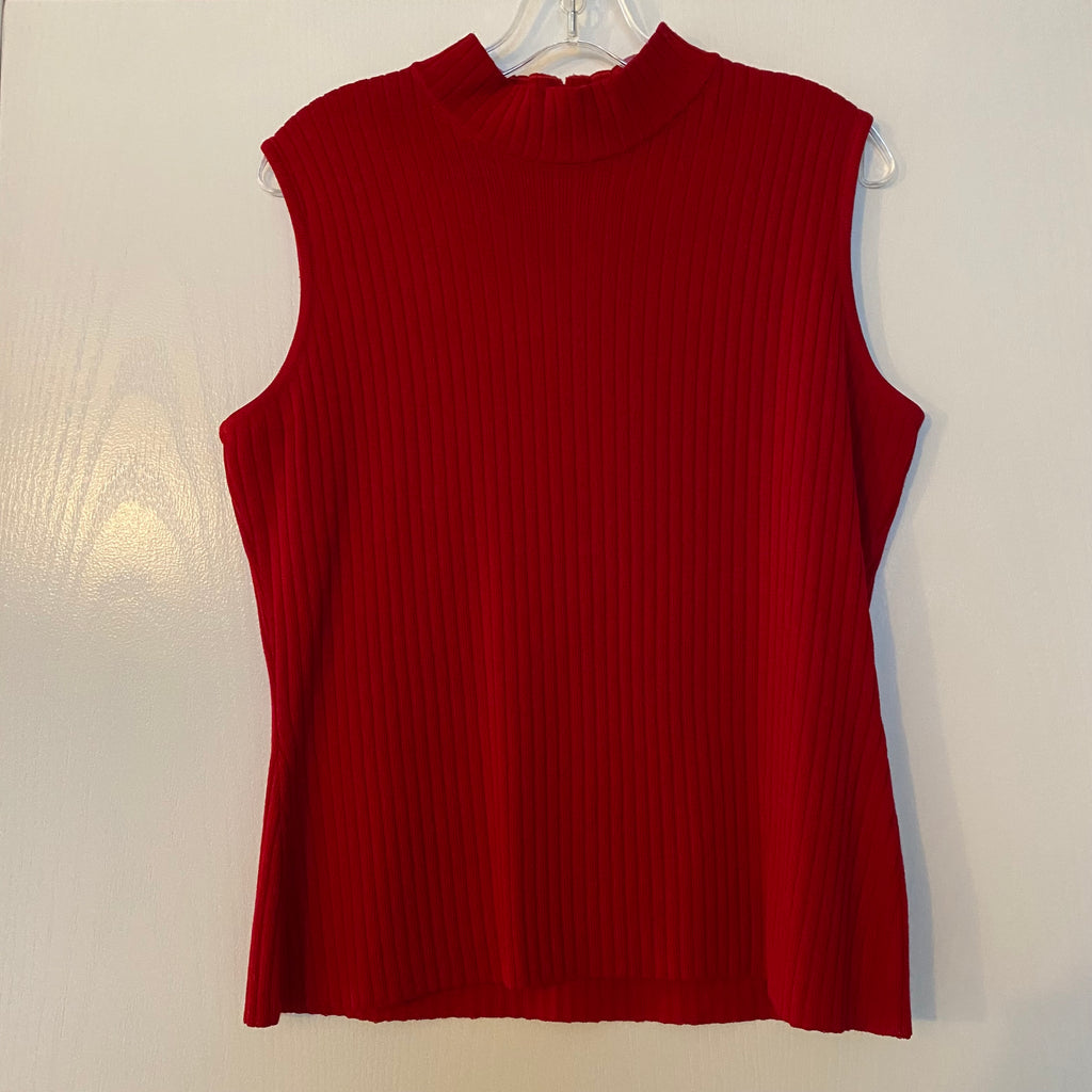 st john vintage mock neck top