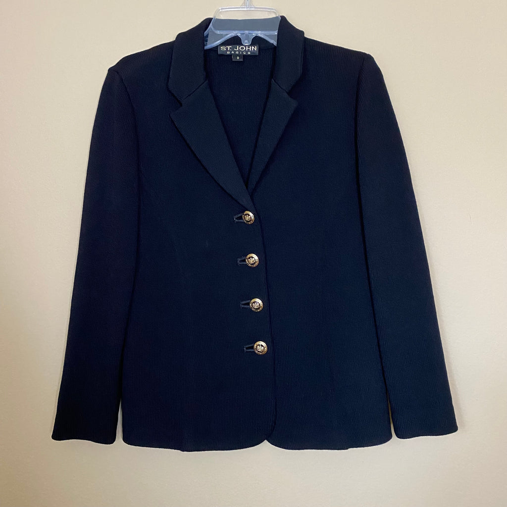 st john basics vintage blazer jacket