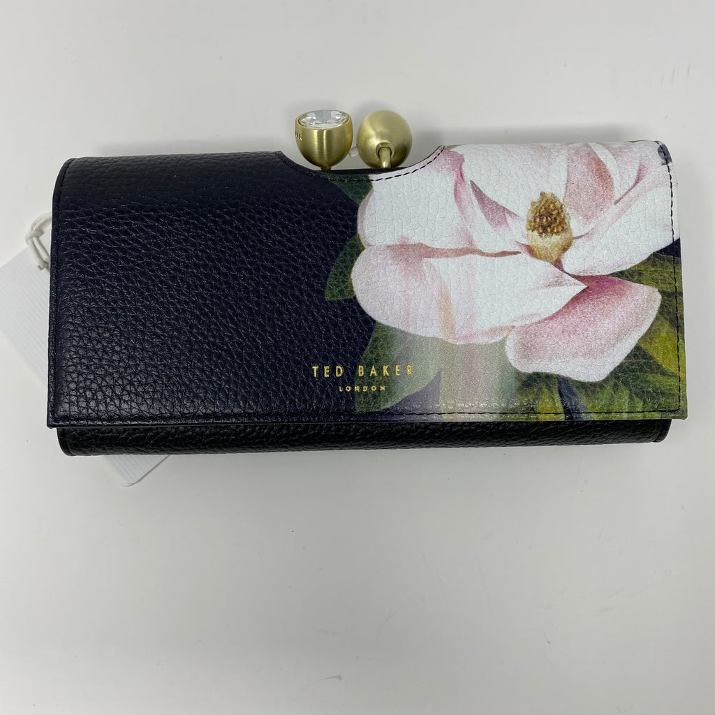 ted baker floral leather wallet (new)