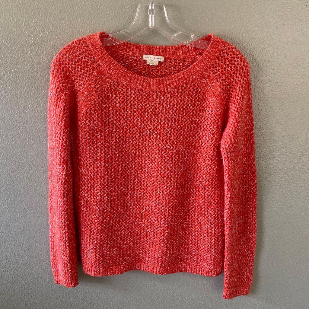 club monaco pullover knit sweater