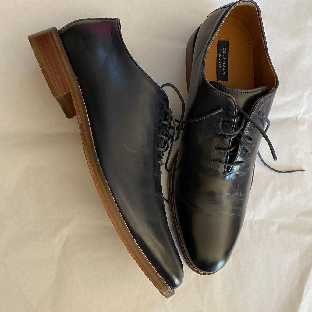 cole haan leather shoes (new)