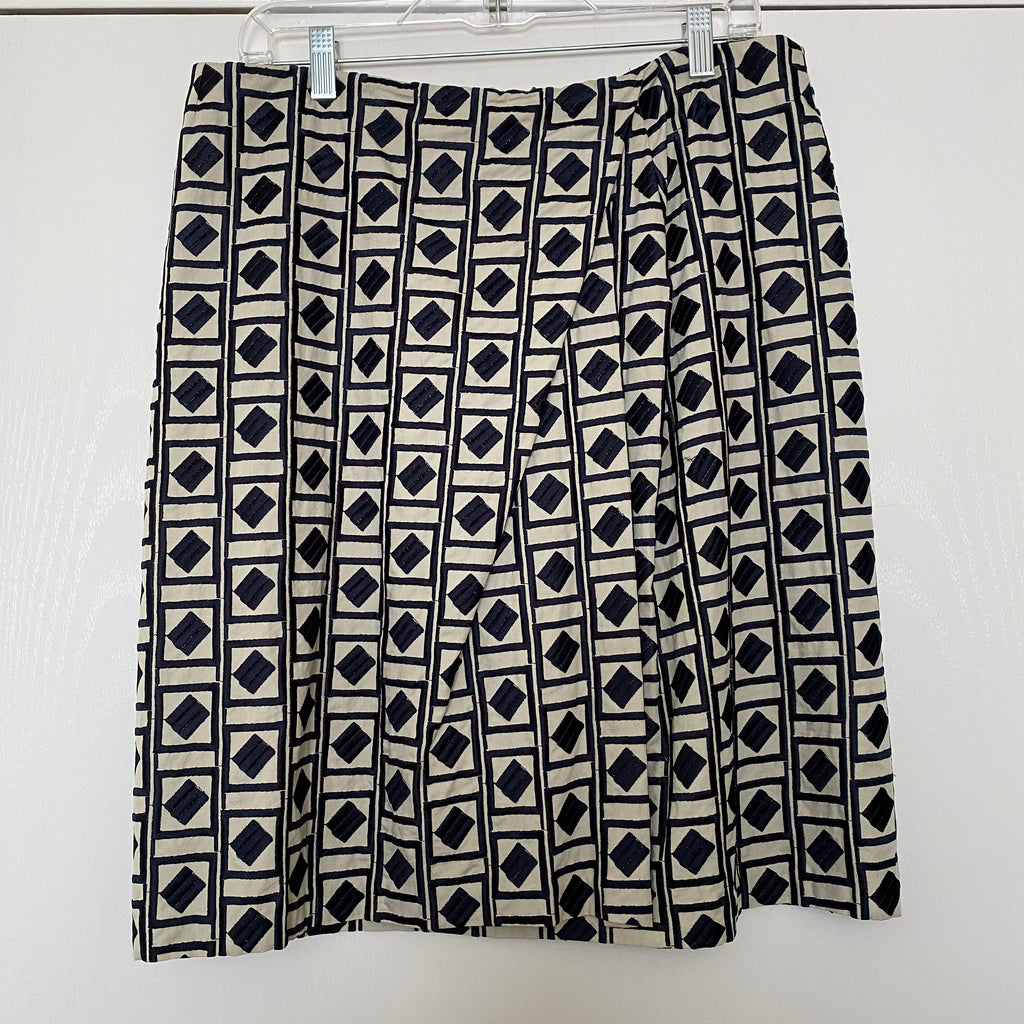 dries van noten faux wrap skirt