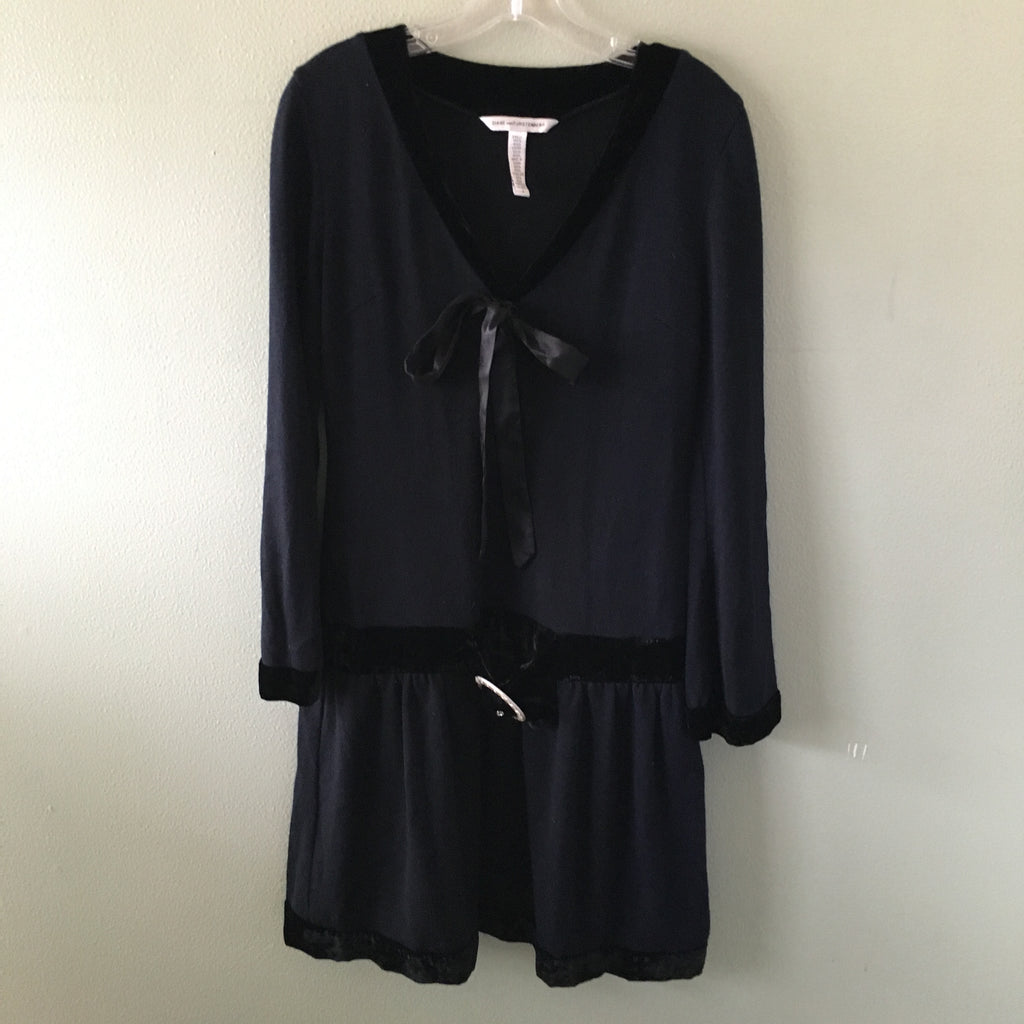dvf diane von furstenberg drop waist shift dress