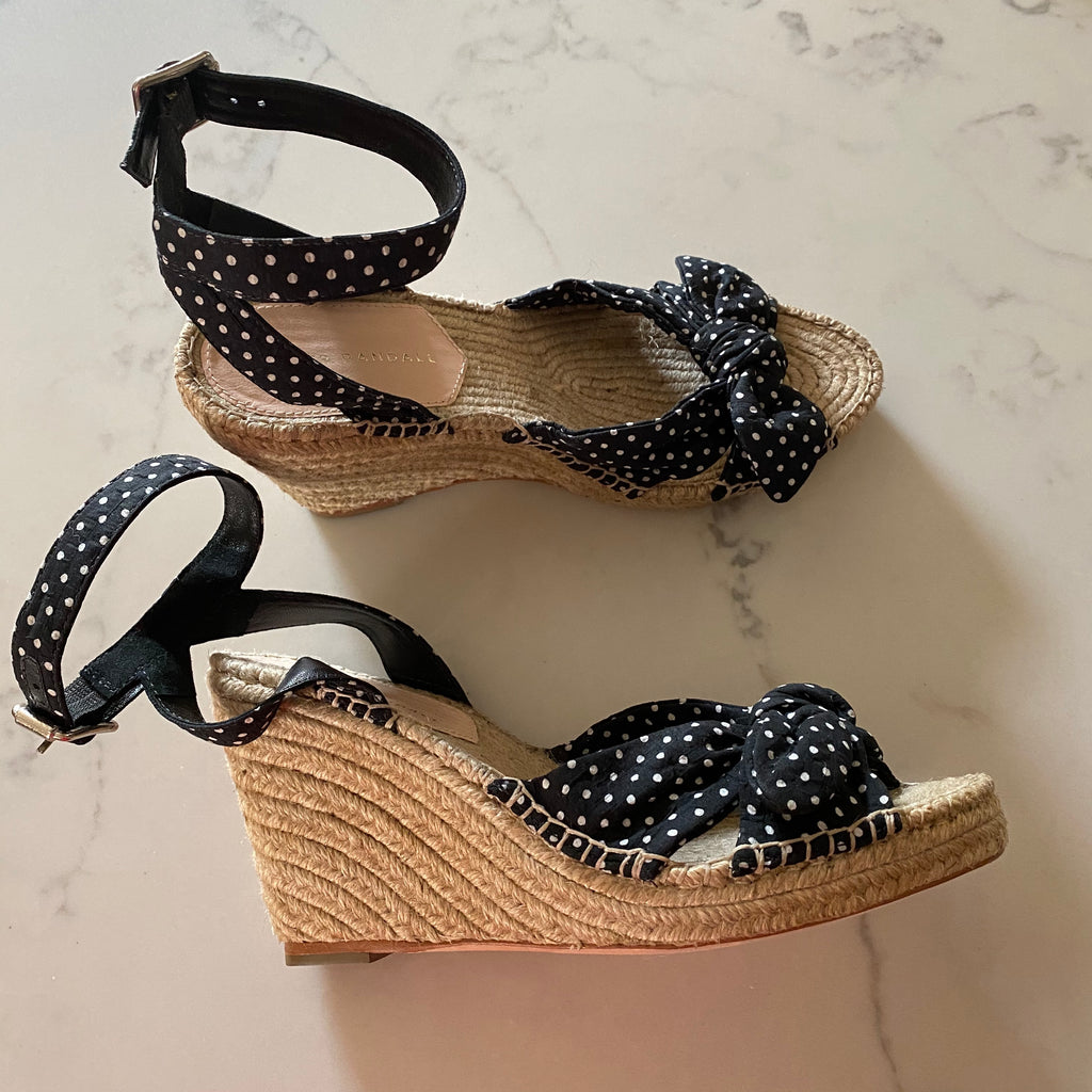 loeffler randall tessa bow espadrille sandals (new)