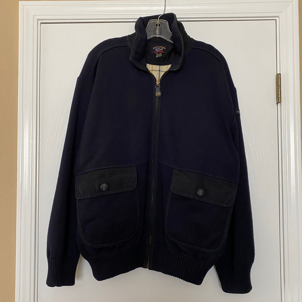 paul & shark yachting wool bomber jacket