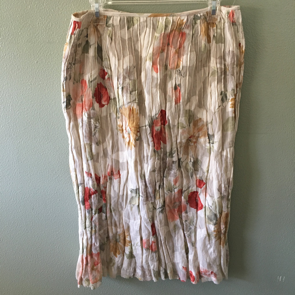 lafayette 148 new york floral skirt (new)